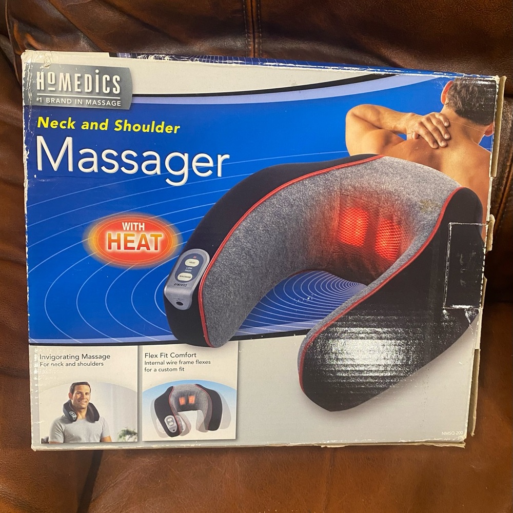 Homedics Black and Red Neck Massager
